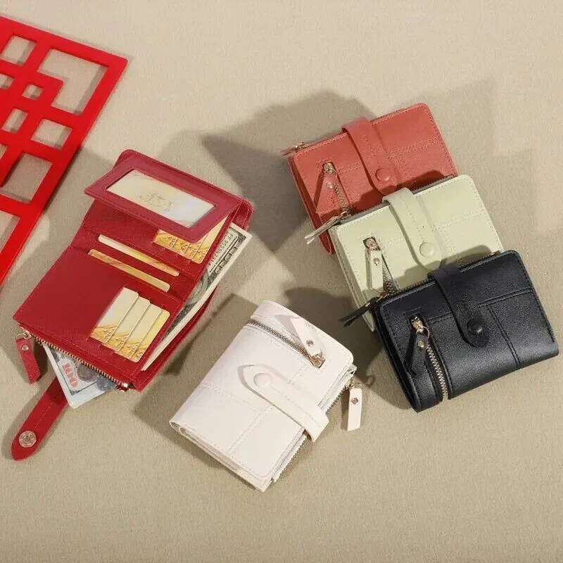 Portefeuille mi-long polyvalent haut gamme pour femme, sac de dtermination, petit et populaire, nouveau Z260205