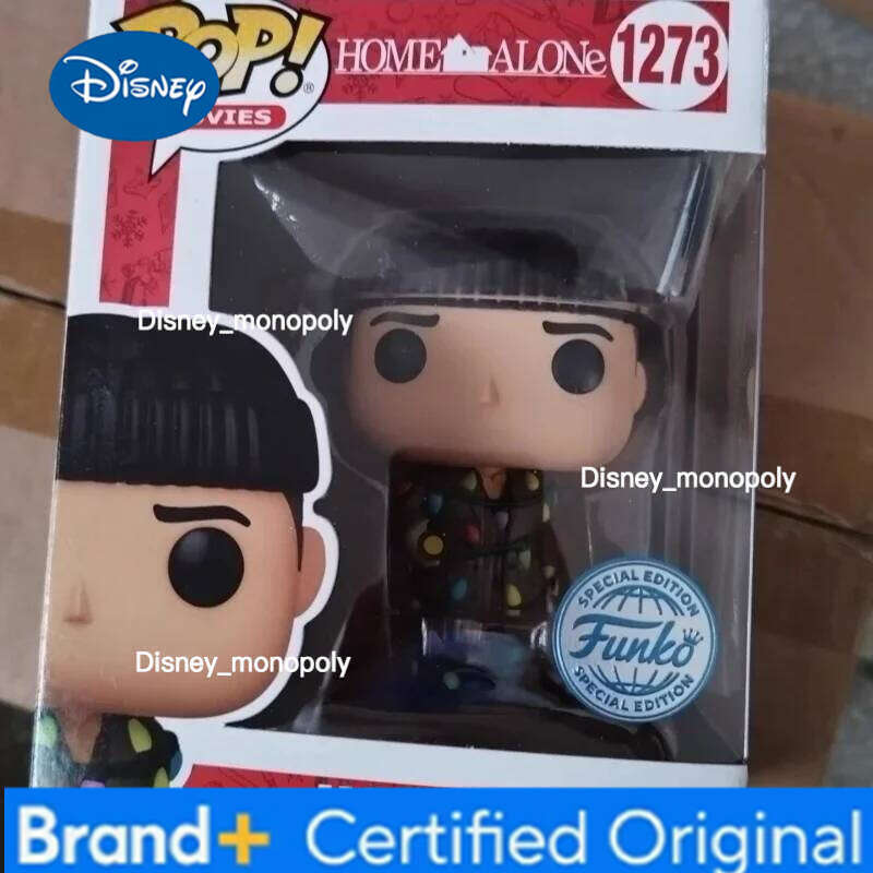 Disney Home Alone Kevin Harry Marv Action Figure Funko Pop Global Limited Figures model Toy Collection Christmas Statue Doll Ornament H260205