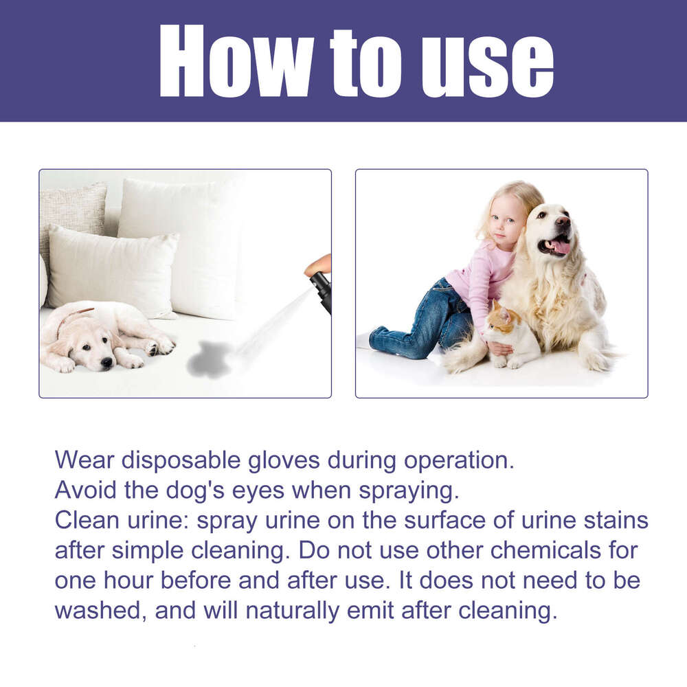 Yegbong Pet Deodorizing Spray Removal for Dogs and Cats Urine Smell Body Odor Feces Deodorizer Air Freshener S260203