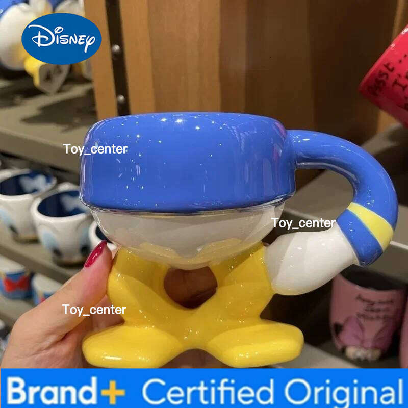 Disney Donald Duck And Friends Mickey Mouse Cartoon Creative Ceramic Mug Coffee Milk Cups Drinkware Water Cup Gift H260205