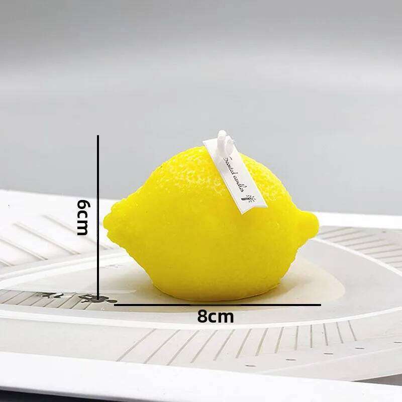 Lemon Scene Decoration Handmade Gift Aromatherapy Candle Design S260204