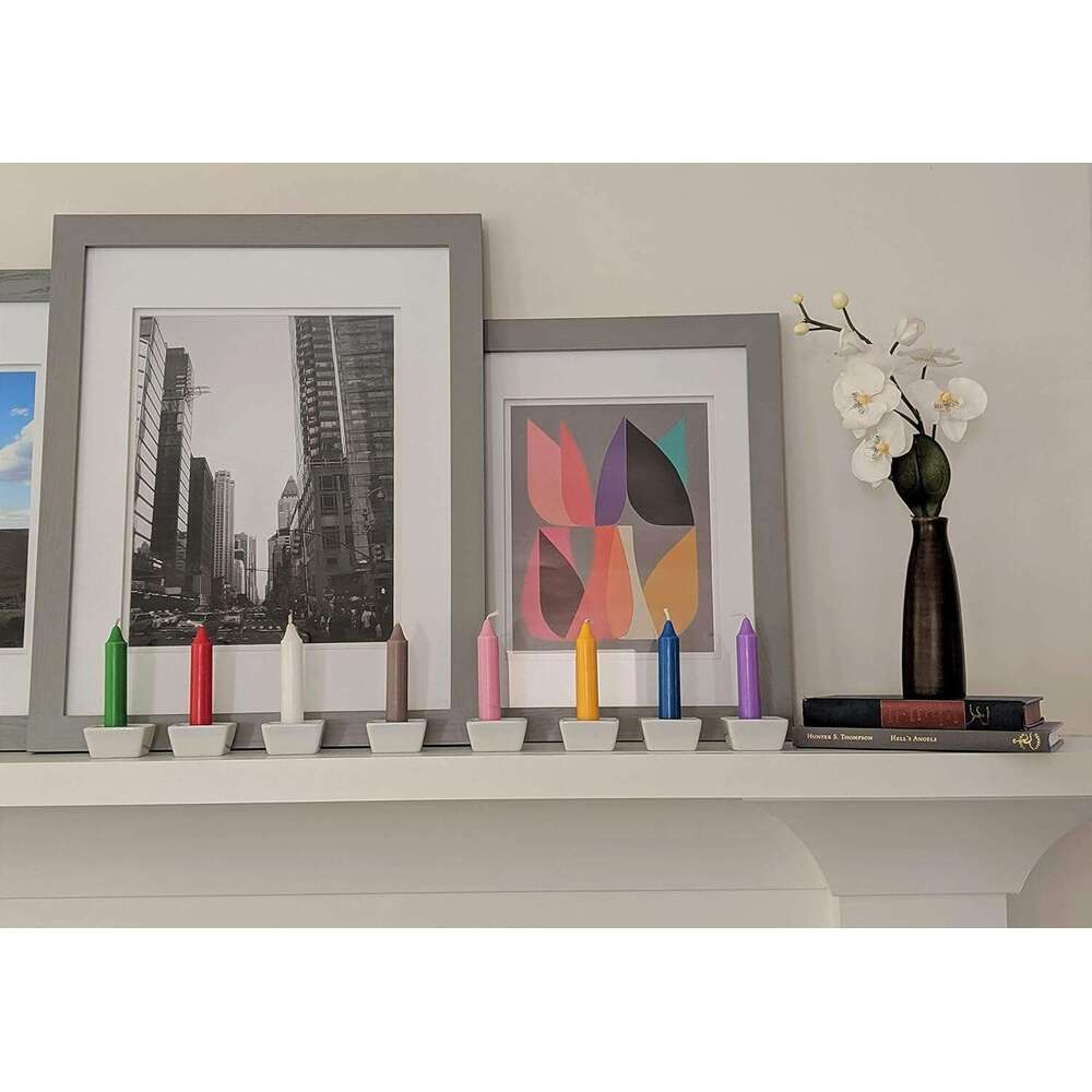 Wicca Wicks - Box of 48 Colored Candles 4 inches Tall 3/4 inch Diameter Witchcraft Supplies for Your Personal Wiccan Altar, Spells, Charms & Intention