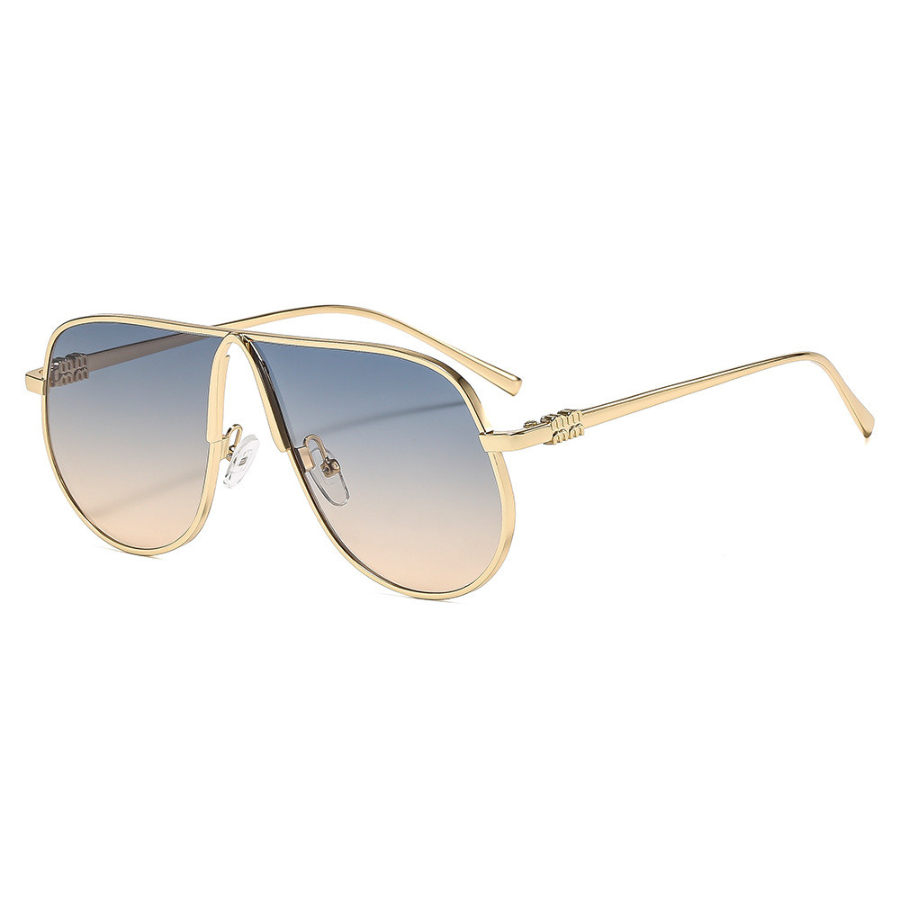 Designer Sunglasses For Women Men Fashion Sunglasses Luxury Polarized Lens Goggle Pilot PC Frame Oversized UV400 Eyewear Luxury Style Sunglasses AX998 - view 3