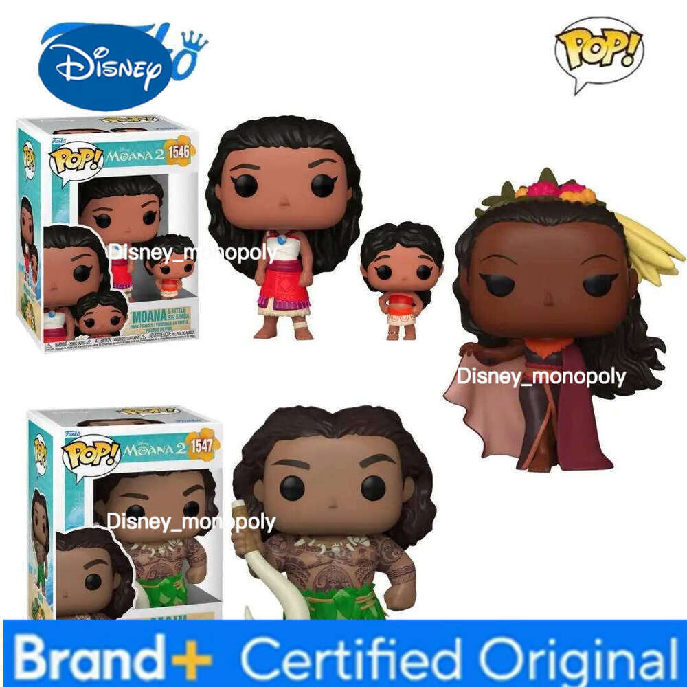 Disney Series Moana Simea Action Figure Anime Maui Matangi Doll Character Model Collect Funko Pop Limited Edition Original Gifts H260205