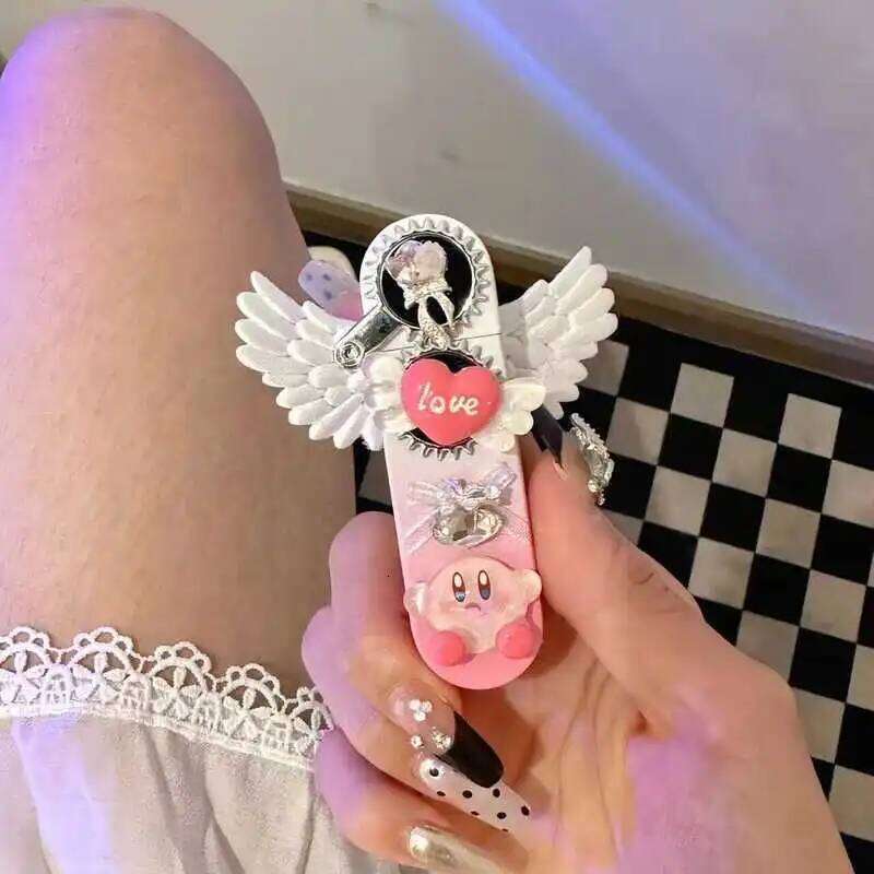 Original Handmade Gear Windproof Angel Goth Y2k Niche Lighter For Girls As A Gift S260207
