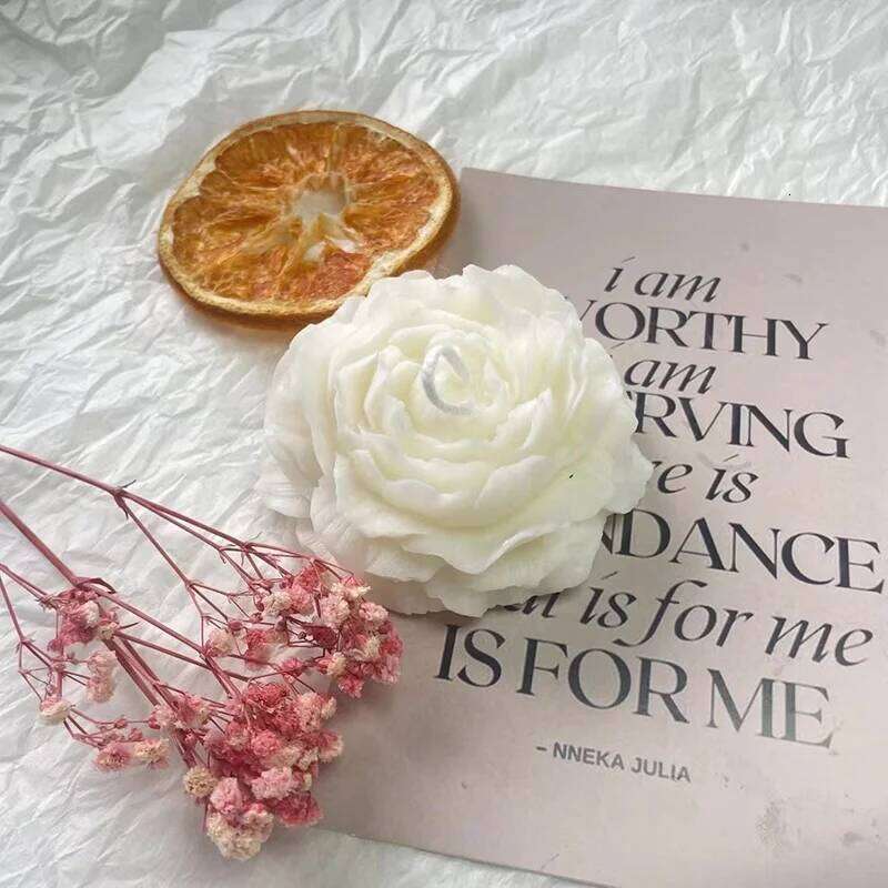 Low Temperature Roses Peonies Handmade Aromatherapy Candles Ins Romantic Birthday Gifts 45 Degree Ornamen S260204