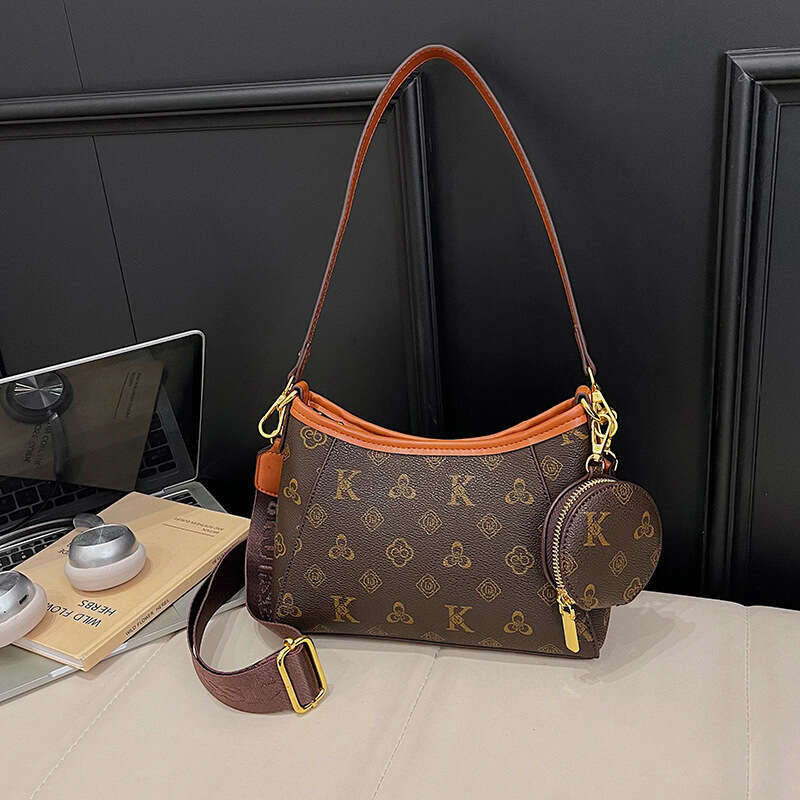 Fashion Elegant Commuter Crossbody Bags for Women 2026 New Pattern Printed Underarm Handheld Shoulder Crossbody Bag H260320