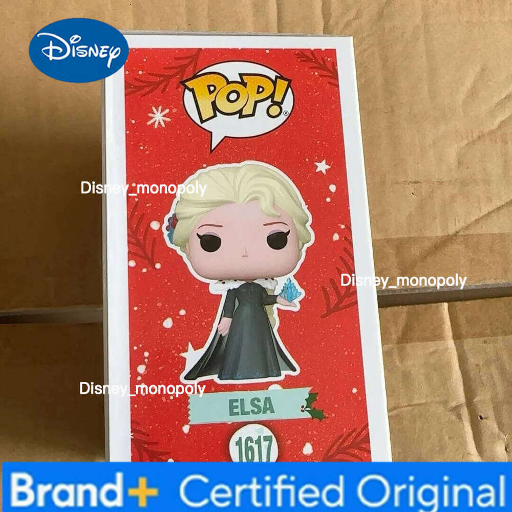 Disney Elsa Figures Winter Outfit #1617 Funko Pop! 4.2 inch Vinyl Figure Collectible Limited Edition Figurine Toy Gifts H260205