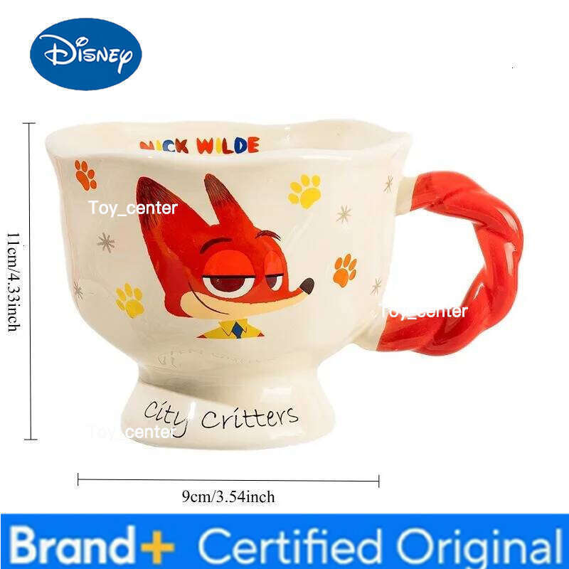 Disney The New Cute Cartoon Best-selling Zootopia Series Judnick Ceramic Mugs and Water Cups Are Holiday Gifts H260205