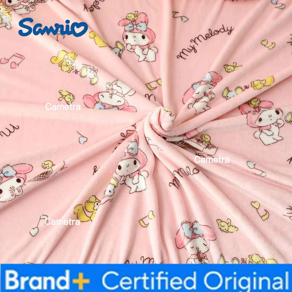 Sanrio Cute My Melody Warm Lovely Cartoon Printed For Office Dormitory Comfortable Nap Blanket Kawaii Sheet Girl H260205