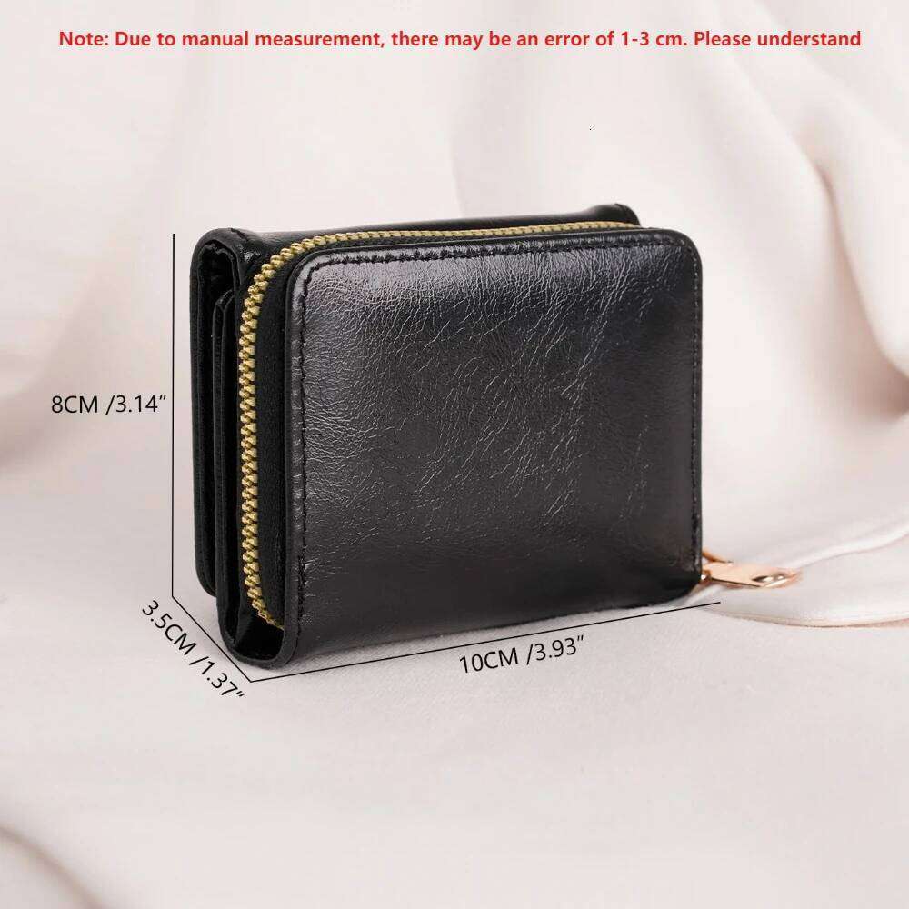 1pc Ladies' Short Wallet Suitable Work & Business ID Christmas Gift For Young Girls Women White-Collar Z260205