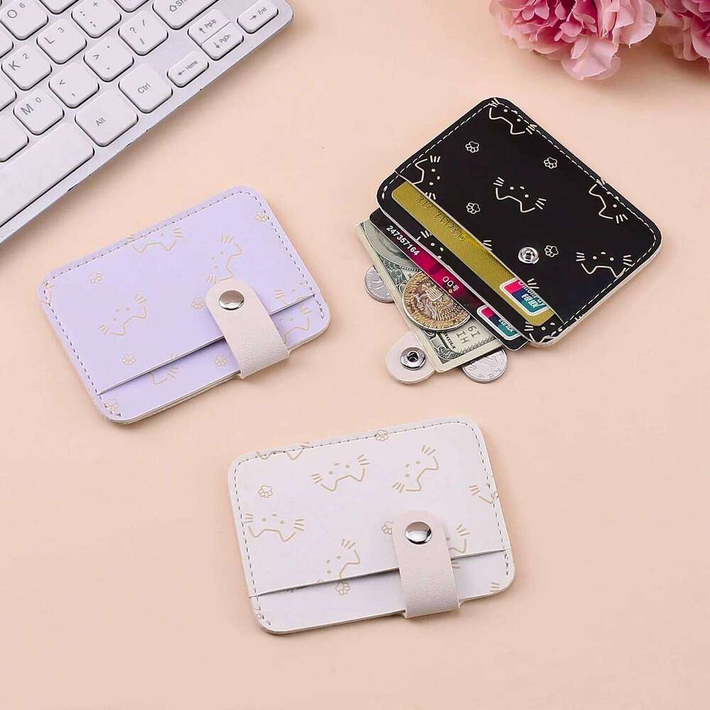 New Fashion Women Short cat Wallets Zipper Bags Top Quality Female Purse Coin Pocket Women's Card Clip Z260205