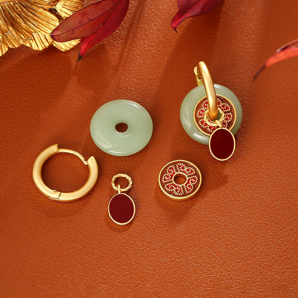 New Chinese-style Ancient Earrings High-end Fashionable Exquisite Elegant Ear Accessories Hanfu Costume Fairy-like Ethnic Style Earrings
