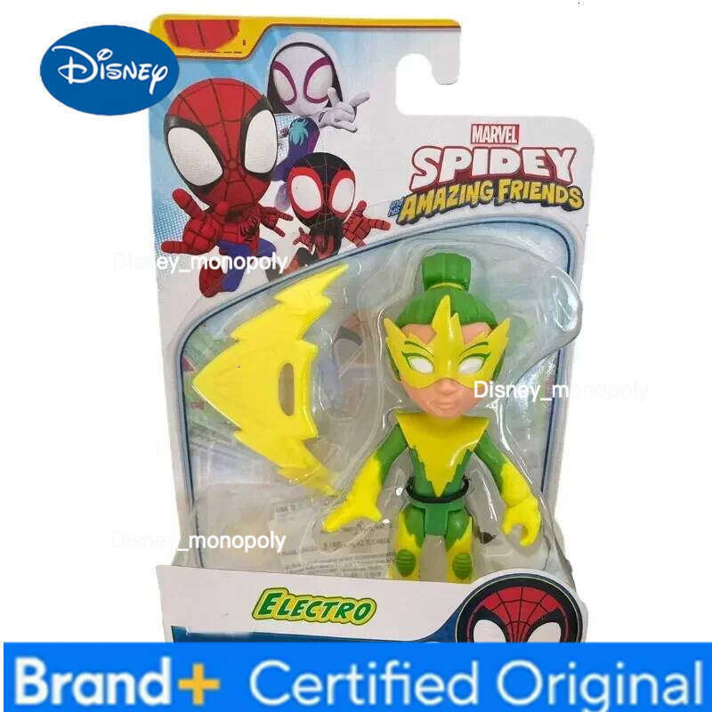 Disney Superhero Adventures Spider-Man Spidey Man and His Magical Friends Q Version Action Figure Collectable Model Toy Gift H260205