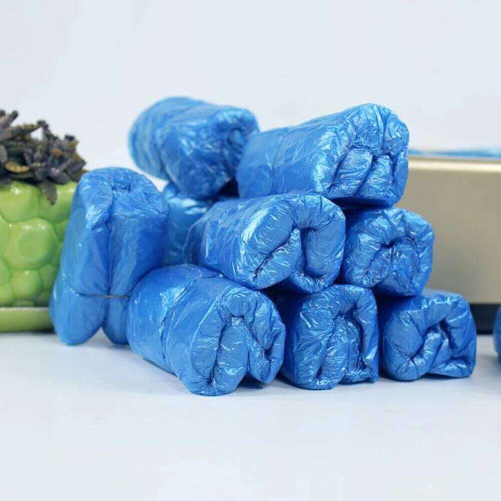 Machine 100Pcs Disposable Covers Portable Automatic Shoe Cover Dispenser for Indoor Rainy Floor S260204