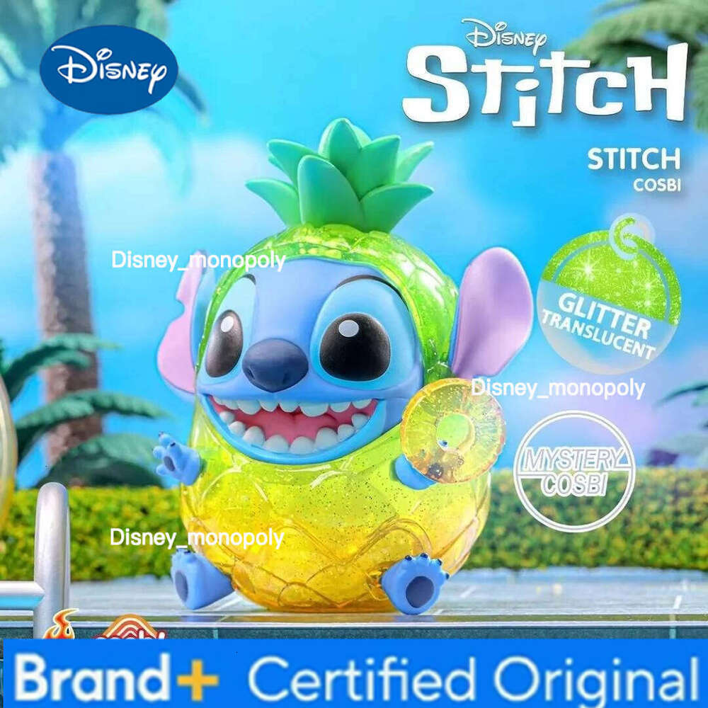 Disney New Blind Original Hot Toys Holiday Series Mystery Box Cosbi Stitch Mini Doll Display Toy Surprise Gift H260205