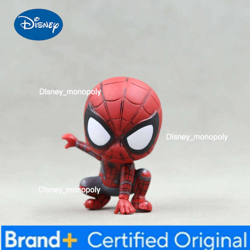 Disney Marvel Avengers Spider Man Cute Action Figure Posture Anime Decoration Collection Figurine Toy Model Ornaments Children Gift H26020511