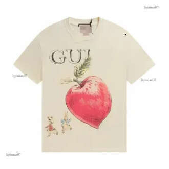 Men's T Shirts Designer And Women's g T-Shirt Round Neck Pattern Printed Loose Casual Fashion Street Style gg Summer 128