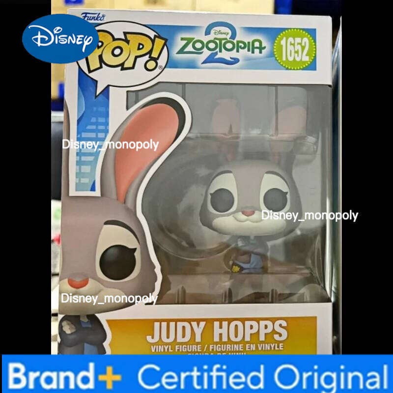 Disney Funko Pop Original Zootopia 2 Judy Hopps Rabbit Officer & Nick Wilde Fox Collectible Figurine Decorative Gift Boys Girls H260205