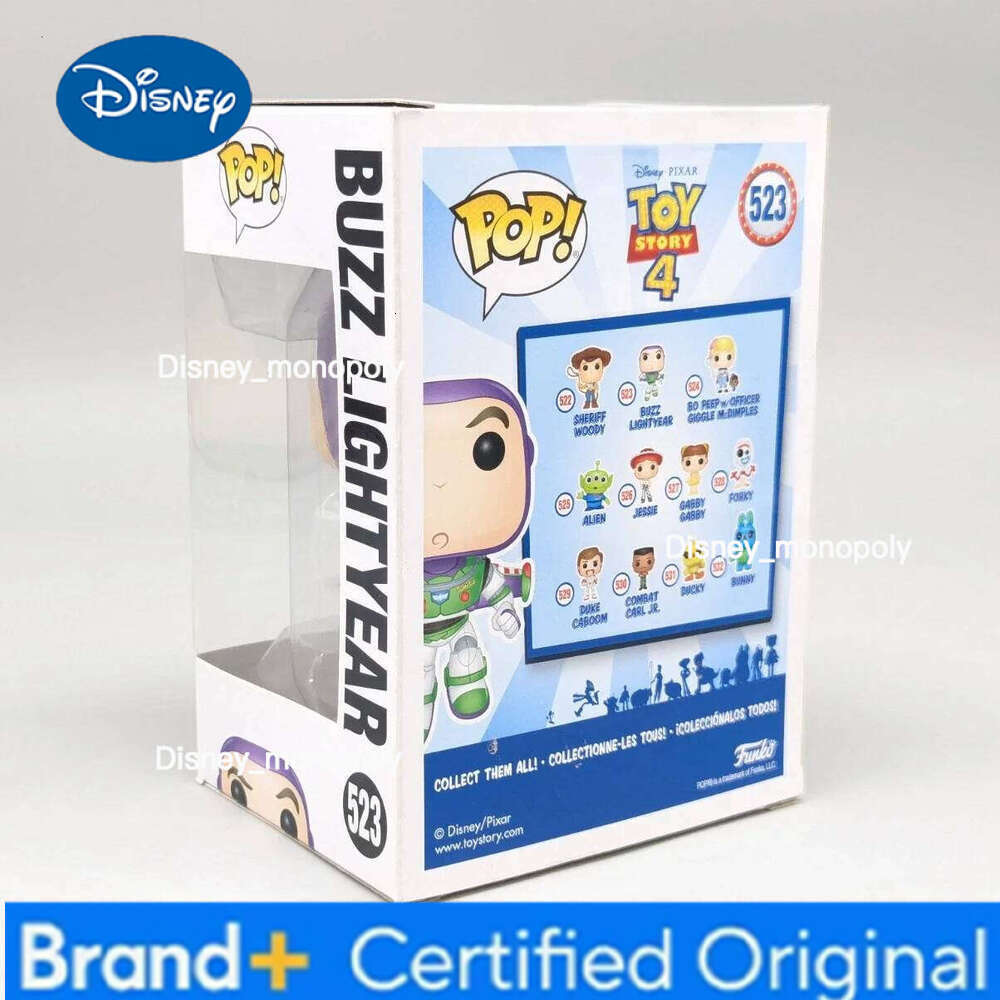 Disney Funko Pop Buzz Lightyear 523 Vinyl Figures Pixar Story 3.75 inch Figurine Collectible Limited Edition Model Toy H260205