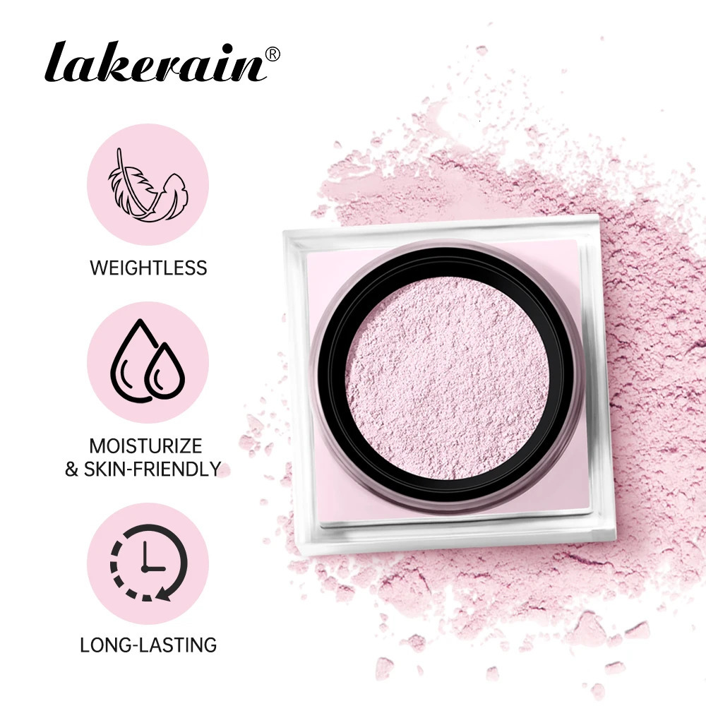 Lakerain Delicate Setting Powder Lasting Without Shedding Makeup Control Oil Locking Moisture Create Zero Pore Base Makeup 260126