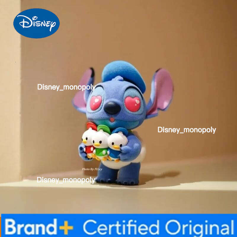 Disney Genuine HotToys Stitch Fan-Cination Series Mickey Friends COSBI Blind Box Collectibles Trendy Figurines Gift Decorative Ornament H260205