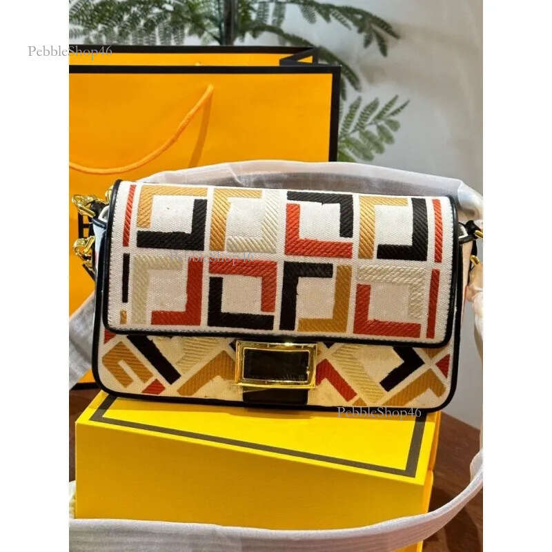 baguette bag New Women's Bag Fashion Versatile Shoulder Bag Underarm Casual Commuter Versatile Diagonal Cross ff Bag Handheld e5b