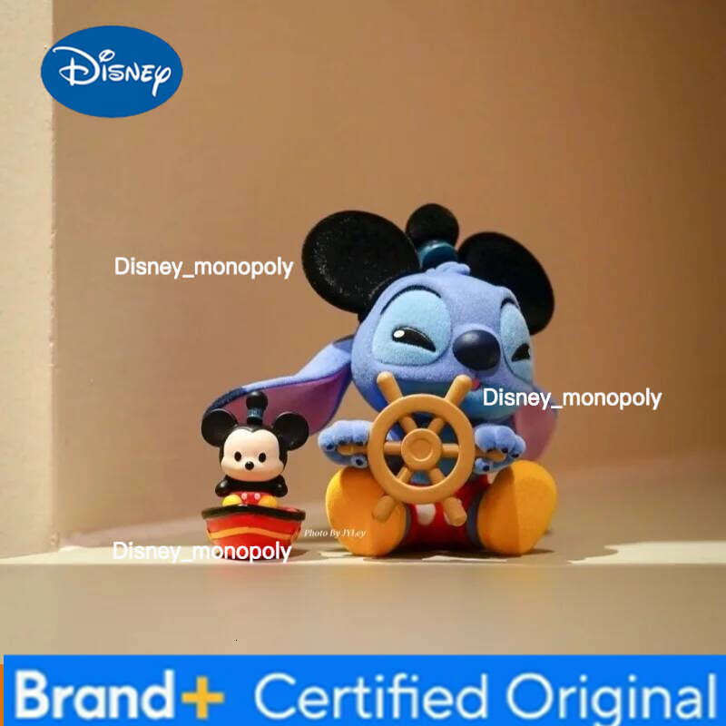 Disney Genuine HotToys Stitch Fan-Cination Series Mickey Friends COSBI Blind Box Collectibles Trendy Figurines Gift Decorative Ornament H2602051