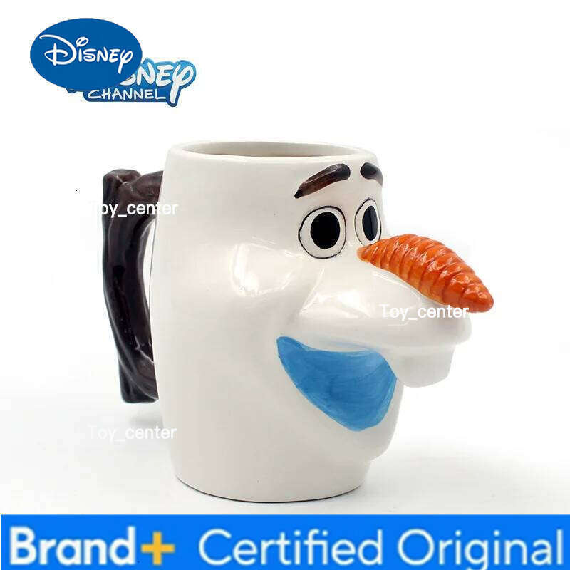 Disney Frozen II characters 3D ceramic snow treasure cute juice milk mug desktop decoration ornaments H260205