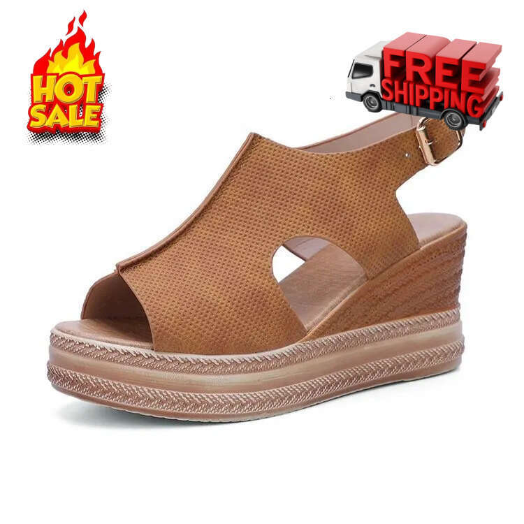 Sandals Women's Summer Wedge High Heel Platform Sandals Free Shipping