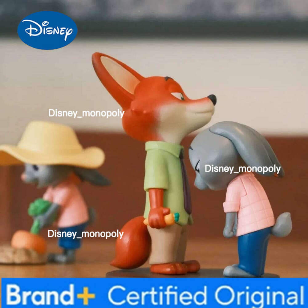 Disney 52TOYS Zootopia Best Partner Blind Box Officially Licensed Judy & Nick Figures Hidden Style Trendy Toys Collection Gifts H260205
