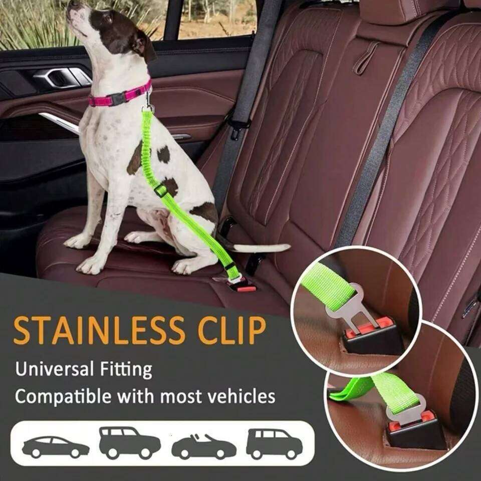 Advanced Belt Car Nylon Material Seat Buckle Adjustable Length Suitable for Any Pet Dog Traction Rope 26L0205