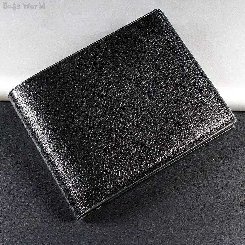 Men's Wallet PU Leather Premium Wallets Fashion Solid Color Coin Multi-Card Purses Money Bag Short Black Walet Cartera Hombre Z260205