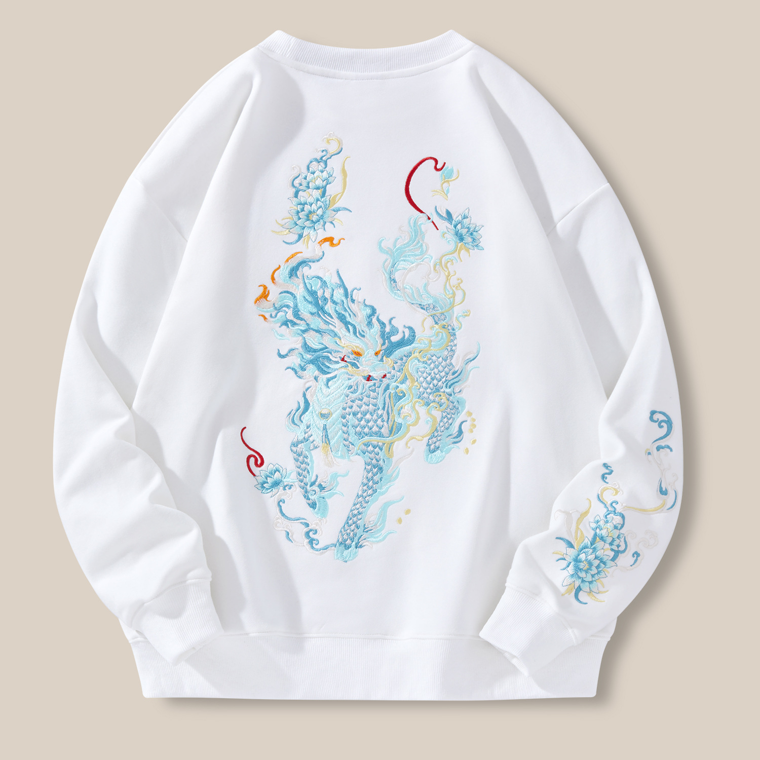 Men's Hoodies & Sweatshirts Vintage Hoodies Men Dragon Embroidery Hoodies Women Hip Hop Hooded Sweatshirt Chinese Streetwear Hoody Cotton Pullove