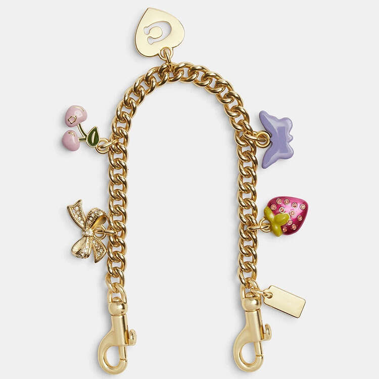 Hot Pendant Strawberry Chain Women's Accessories Cherry Dinosaur Crossbody Bag Keychain