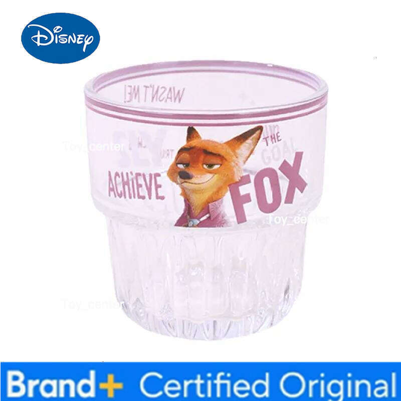 Disney Zootopia2 Cartoon Anime Cute Set Judy Nick Coffee Milk Wine Cup Household Glass Drinkware Gift for Girls H260205