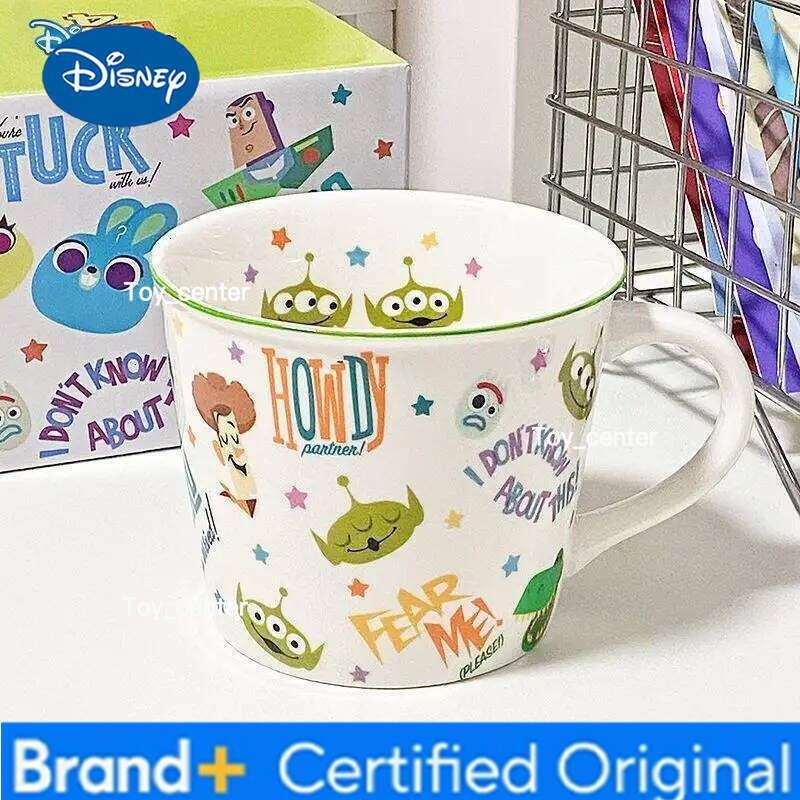 Disney Winnie the Pooh ceramic with box spoon coasters three sets of cute cartoon household mug birthday gift H260205