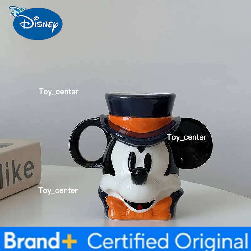 Disney Mouse Vampire Dress Shape Mickey Ceramic Fun Creative Cartoon Office Coffee Mug Holiday Gift H260205