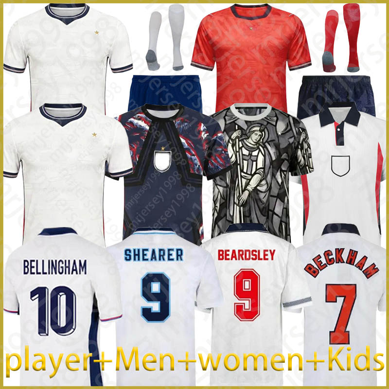 26 27 England football final Bellingham PALMER RASHFORD MAINOO 2026 eNGLanD Soccer Jerseys Retro kane rice saka shirt KELLY Russo camisa de futebol WOMEN Men Kids kit