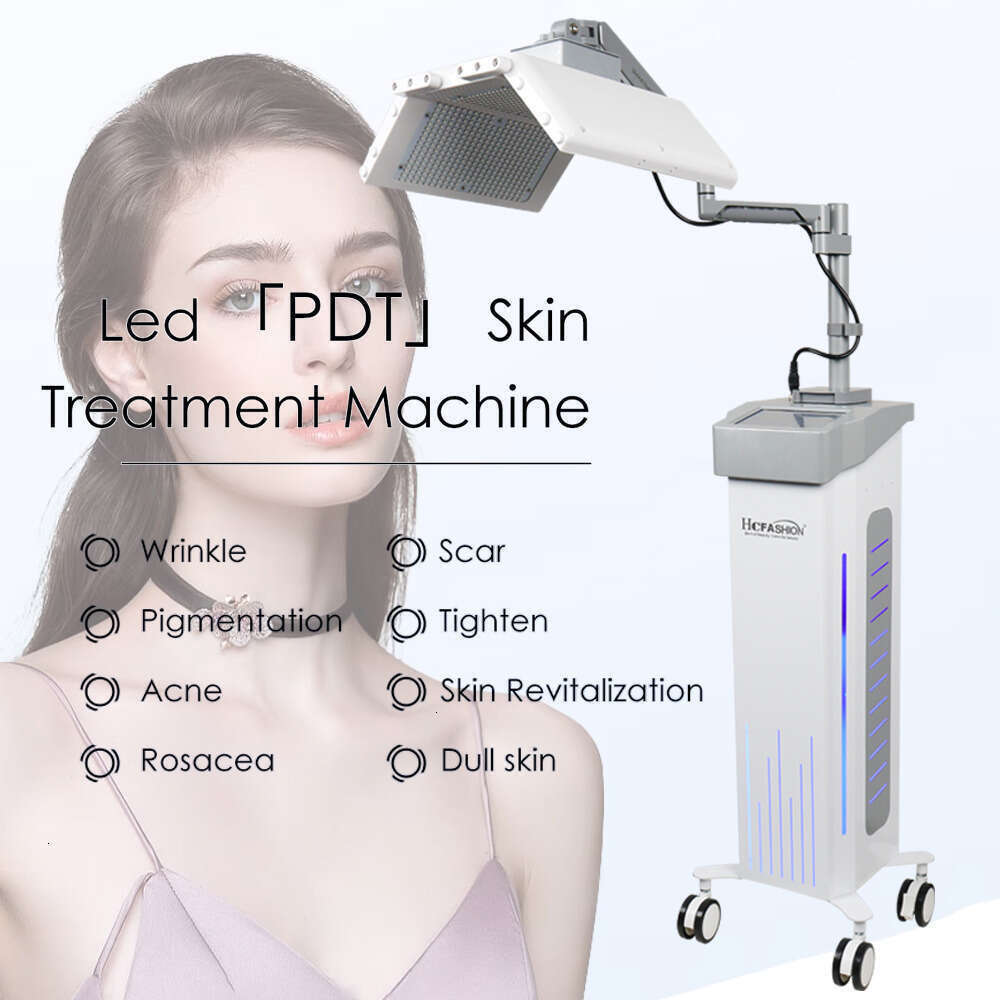 New Model Photodynamic Therapy 4 Colors PDT Photon Beauty Skin Rejuvenation Full Facial Cover Whitening Acne Treatment Bactericidal Phototherapy Machi