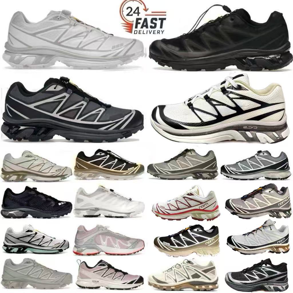 Designer Outdoor Hiking Xt-6 shoes men women XA-PRO-3D XT-4 XT-Q Quest Triple Black Silver Metallic White Lunar Rock monument Wren Kangaroo Sneakers EUR 36-45