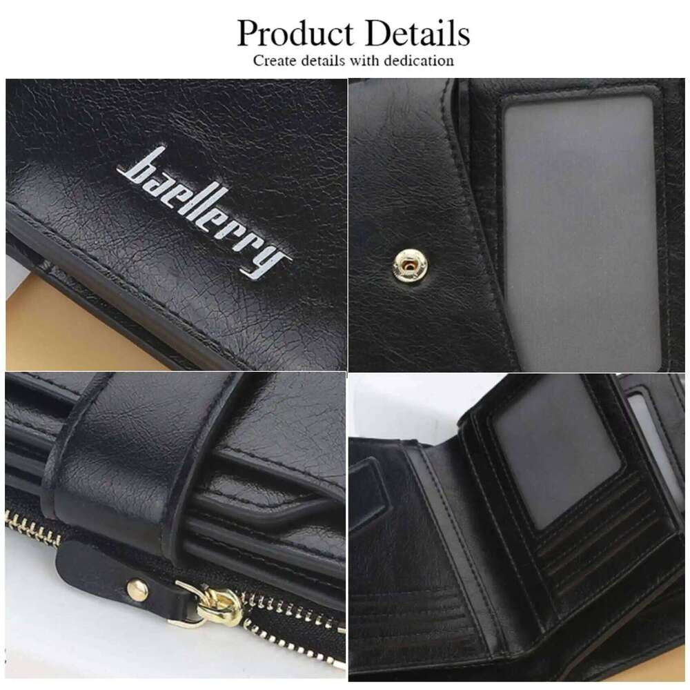 Casual Trifold Men's And Women's Unisex Short Wallet Multi-Card Driver's License Card Holder Large Capacity Zipper Coin Purse Y260206