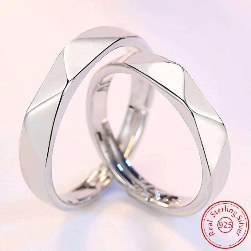 Real 925 Stelring Silver New Man's High Quality Jewelry Fashion Couple Ring For Women XY0393 W260206