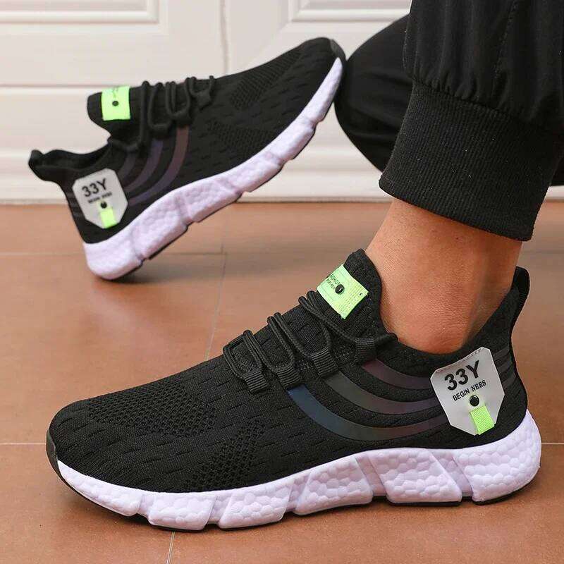 Lightweight Mesh Fashionable Soft Comfortable Breathable Unique Design Casual Outdoor Training Sports Shoes Unisex