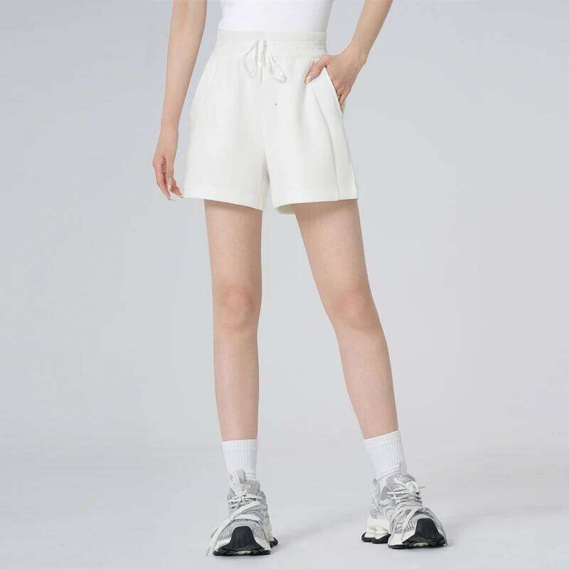 Women Sports Fitness Short Workout Gym Running Pants Summer Adjustable High Waist Causal Thin Quick Drying Shorts XJ260206