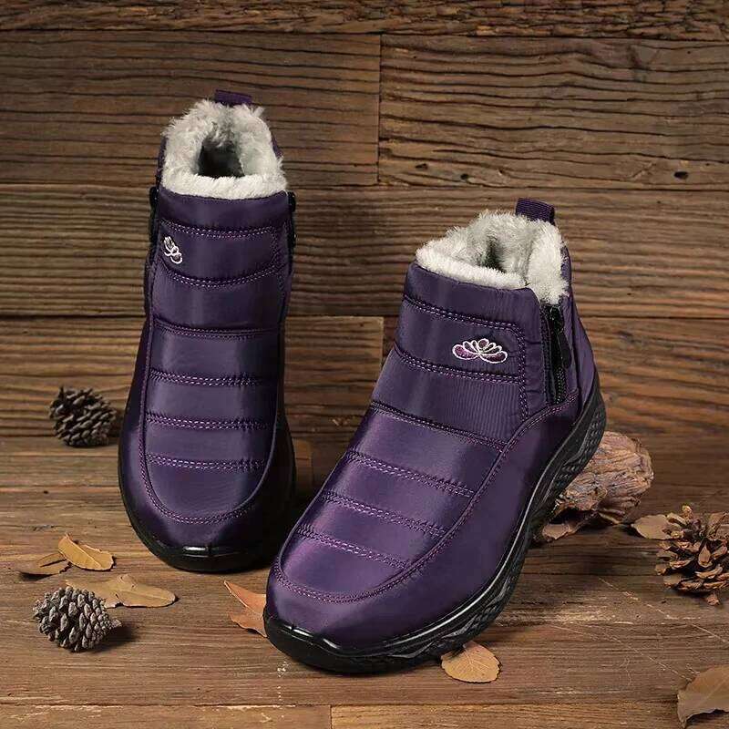 Winter New Thick Warm Snow Plus Large Comfortable Cotton Short Fashion Versatile Casual Women'S Boots