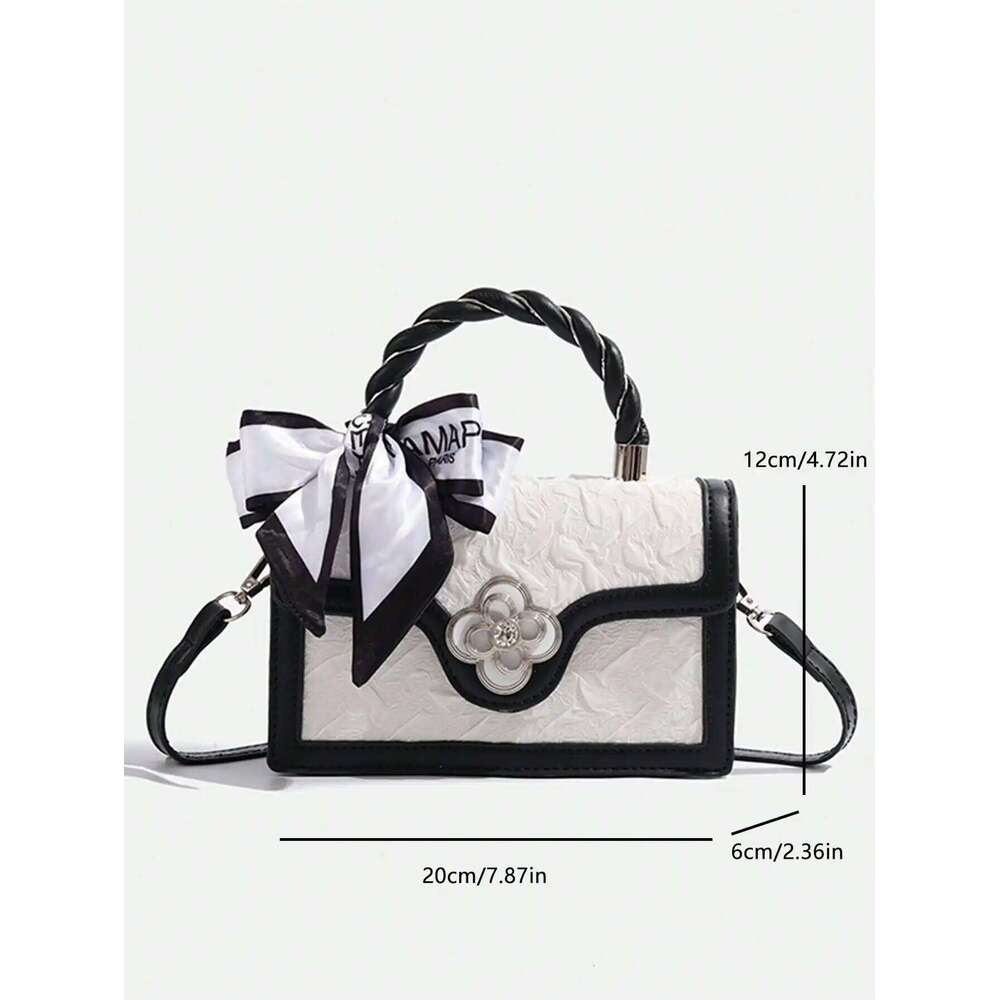 Retro Square Mini Unique Design Multi-Match Crossbody Bag Women Casual Tote Handbag For Commuting Y260205