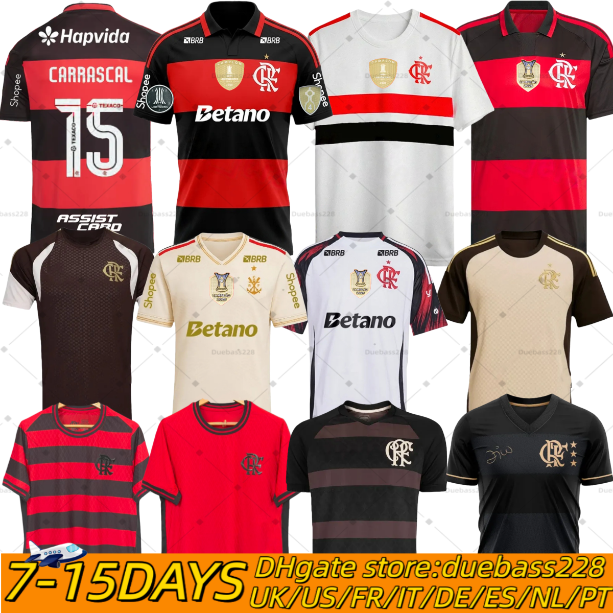 Flamengo 26 27 soccer jerseys 25 26 Flamenco home away 3rd Camisa S.LINO PEDRO DANILO DE ARRASCAETA Jorginho football shirt S-4XL