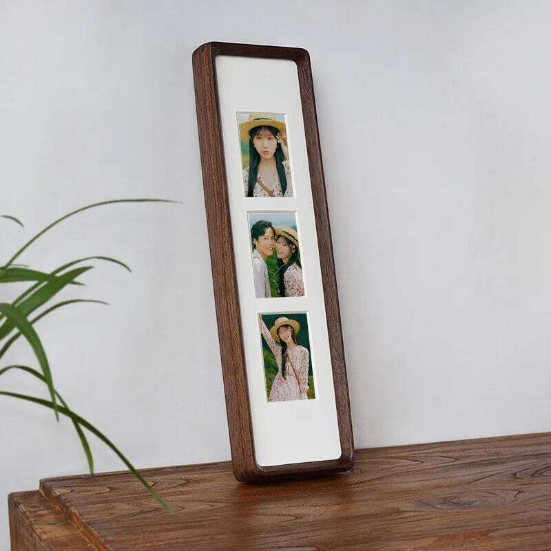 High-grade Photo Frame,Solid Wood Picture Frames,Display Stand for DIY Triptych,Quadruple Multi-piece Couple Wedding Photos,Lift S260205