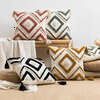 Green Tufted Pink Diamond 45x45cm Black 30x50cm Orange Boho Decoration Pillow Cover Sofa Couch Bed Living Room